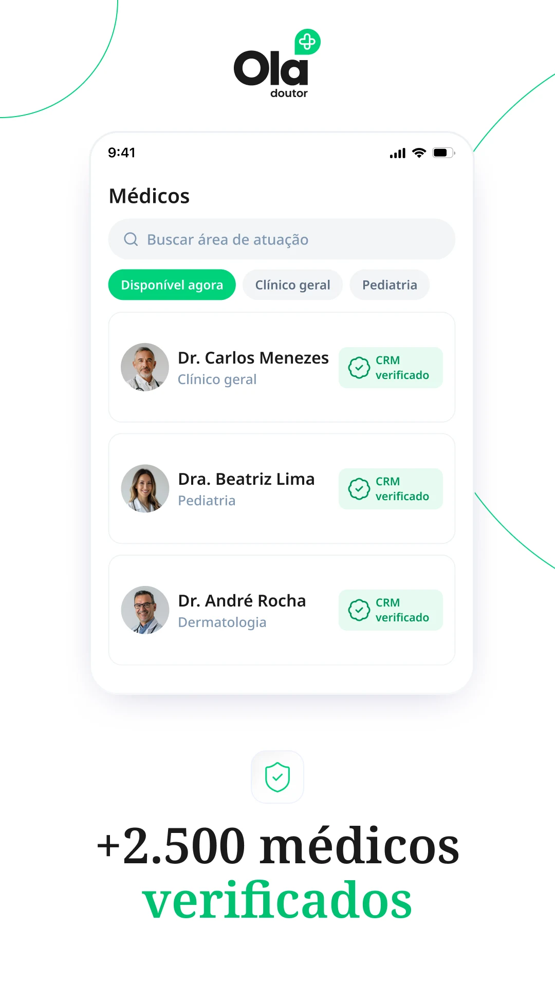 Olá Doutor: Atendimento médico screenshot
